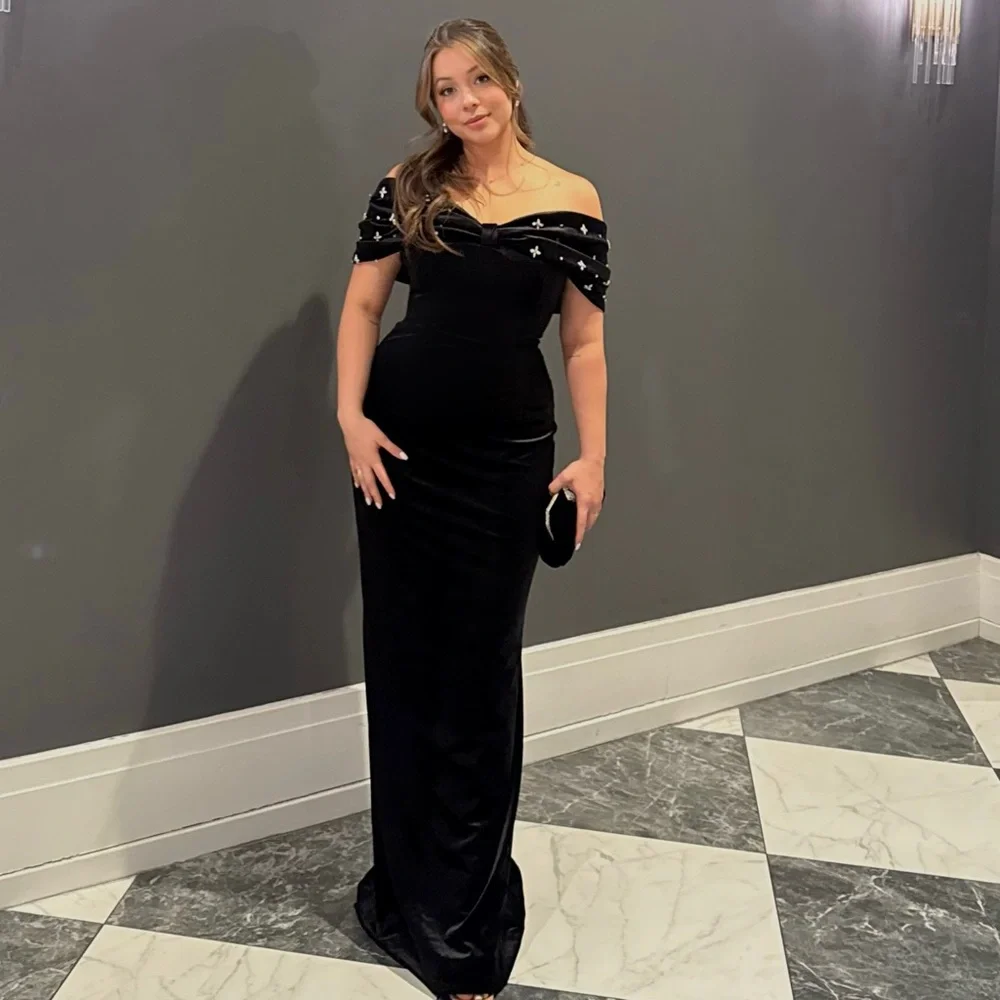 Club L London WEST END Embellished Bardot Gown - Picture 4 of 5